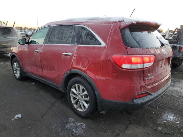 5XYPGDA54HG336106 - 2017 KIA SORENTO LX MAROON photo 2