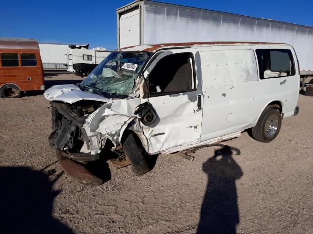 1GNGG25R711191478 - 2001 CHEVROLET EXPRESS G2 WHITE photo 1