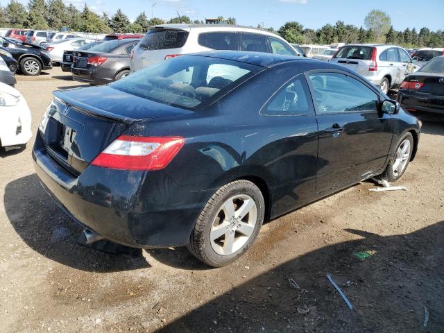 2HGFG12848H556058 - 2008 HONDA CIVIC EX BLACK photo 3