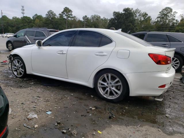 JTHBE262472007898 - 2007 LEXUS IS 350 WHITE photo 2