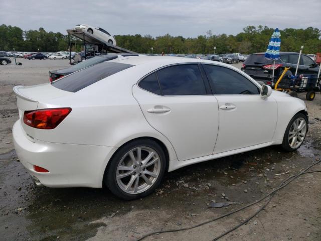 JTHBE262472007898 - 2007 LEXUS IS 350 WHITE photo 3