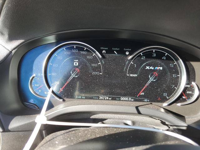 5YMUJ0C00LLU67178 - 2020 BMW X4 M COMPETITION BLACK photo 9