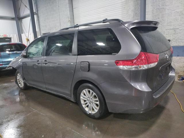 5TDYK3DC2ES440468 - 2014 TOYOTA SIENNA XLE GRAY photo 2