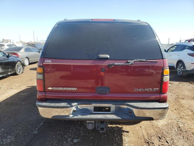 3GNEC16Z05G280408 - 2005 CHEVROLET SUBURBAN C1500 BURGUNDY photo 6