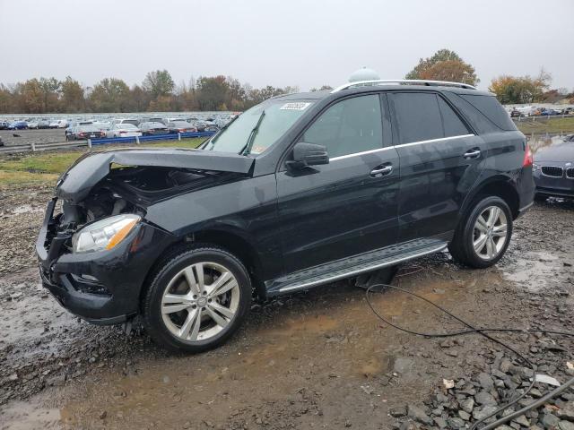 4JGDA5HBXFA529486 - 2015 MERCEDES-BENZ ML 350 4MATIC BLACK photo 1