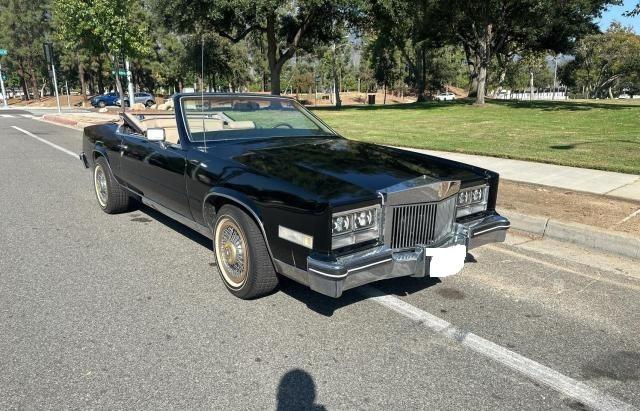 1G6EL5789FE636808 - 1985 CADILLAC ELDORADO BLACK photo 1