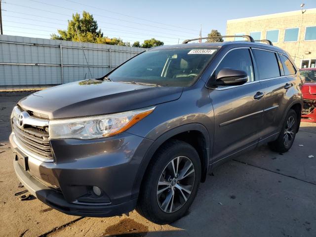 2016 TOYOTA HIGHLANDER XLE, 