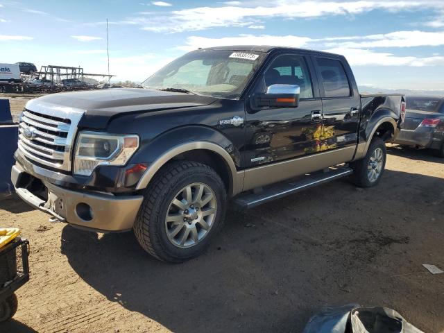 1FTFW1ET8DKE27275 - 2013 FORD F150 4WD SUPERCREW BLACK photo 1