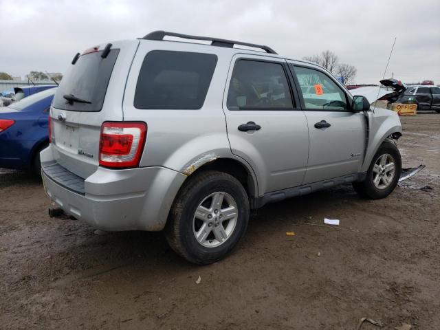 1FMCU49379KA49277 - 2009 FORD ESCAPE HYBRID SILVER photo 3