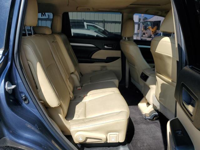 5TDKKRFH9GS125851 - 2016 TOYOTA HIGHLANDER XLE BLUE photo 11