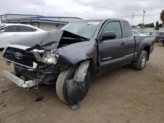5TFTX4CNXBX009886 - 2011 TOYOTA TACOMA ACCESS CAB ნაცრისფერი ფოტო 1