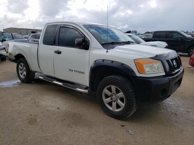 1N6BA0CH9EN507459 - 2014 NISSAN TITAN S WHITE photo 4