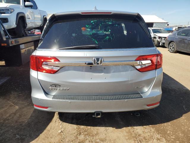 5FNRL6H92KB078966 - 2019 HONDA ODYSSEY ELITE SILVER photo 6