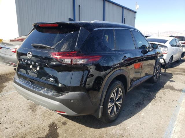 5N1BT3BAXNC725713 - 2022 NISSAN ROGUE SV BLACK photo 3