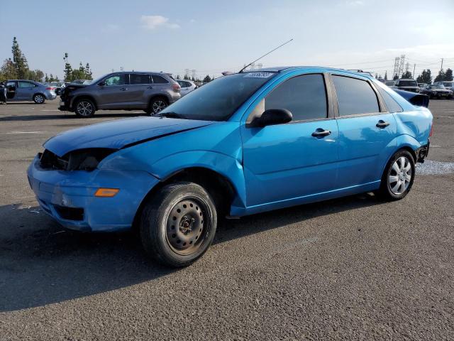 1FAHP34N57W312625 - 2007 FORD FOCUS SE ZX4 BLUE photo 1