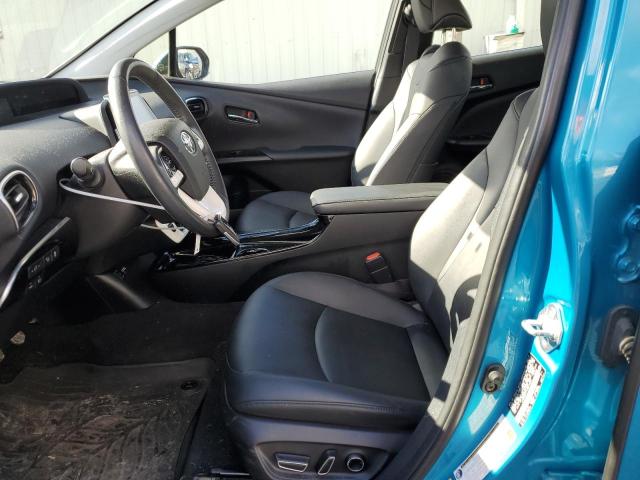 JTDKARFP1H3014093 - 2017 TOYOTA PRIUS PRIM BLUE photo 7