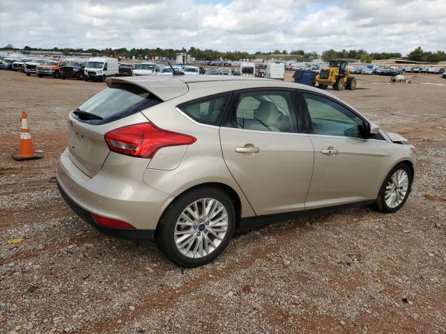 1FADP3N2XJL314527 - 2018 FORD FOCUS TITANIUM BEIGE photo 3