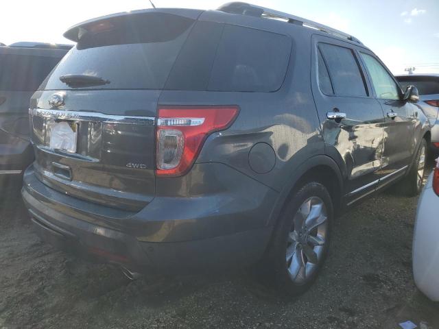 1FM5K8F86FGB29870 - 2015 FORD EXPLORER LIMITED GRAY photo 3