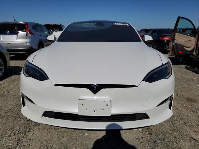 5YJSA1E61PF519627 - 2023 TESLA MODEL S Սպիտակ լուսանկար 5