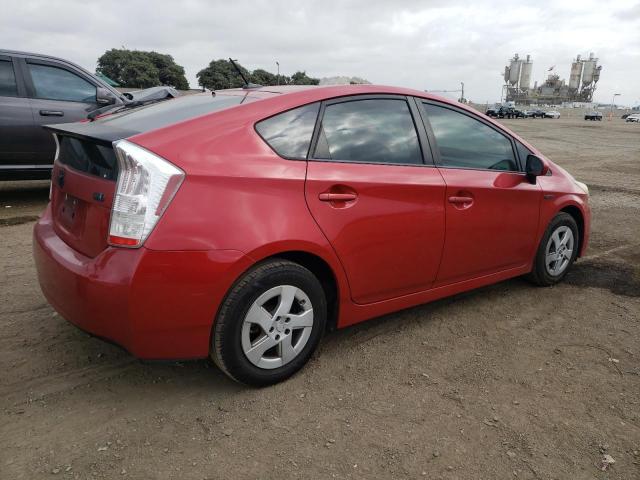 JTDKN3DU0A0009338 - 2010 TOYOTA PRIUS RED photo 3