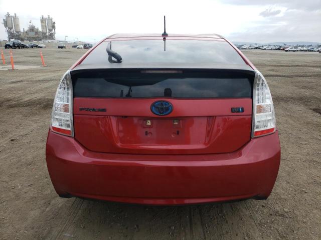 JTDKN3DU0A0009338 - 2010 TOYOTA PRIUS RED photo 6