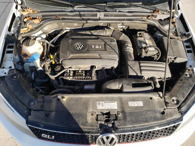 3VW4T7AJ3EM292172 - 2014 VOLKSWAGEN JETTA GLI WHITE photo 11