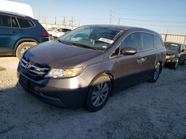 5FNRL5H36HB005243 - 2017 HONDA ODYSSEY SE GRAY photo 1