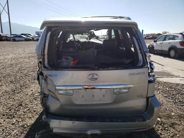 JTJBT20X040029901 - 2004 LEXUS GX 470 SILVER photo 6