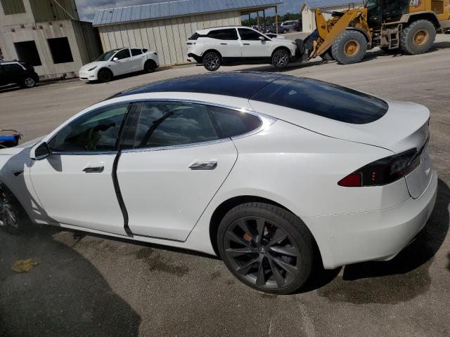 5YJSA1E27MF424174 - 2021 TESLA MODEL S WHITE photo 2