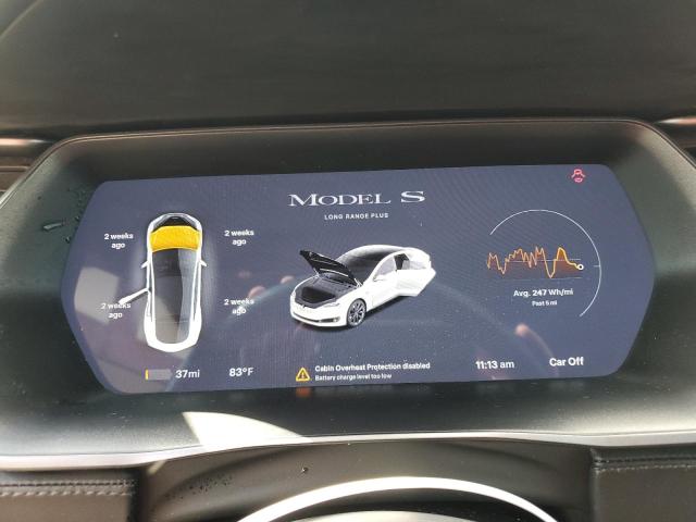 5YJSA1E27MF424174 - 2021 TESLA MODEL S WHITE photo 9