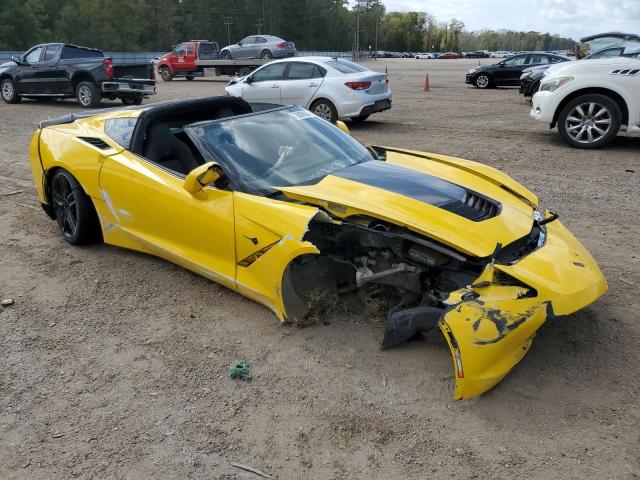 1G1YK2D71F5103688 - 2015 CHEVROLET CORVETTE STINGRAY Z51 2LT YELLOW photo 4