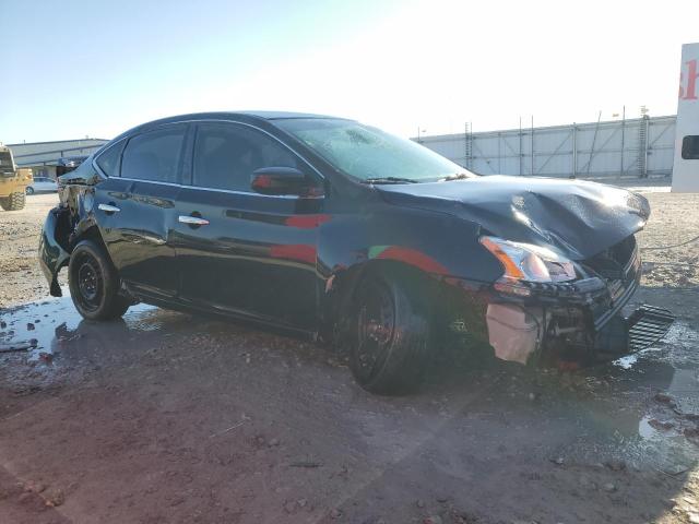 3N1AB7AP5FL645356 - 2015 NISSAN SENTRA S BLACK photo 4