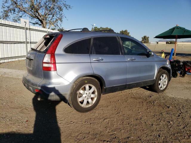 JHLRE48778C062347 - 2008 HONDA CR-V EXL BLUE photo 3