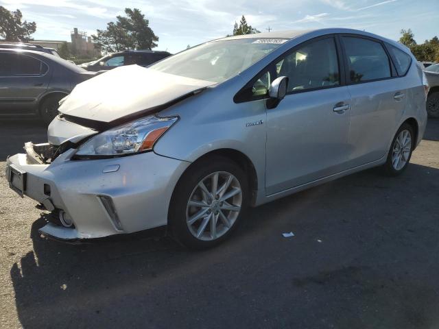 JTDZN3EU9EJ006869 - 2014 TOYOTA PRIUS V SILVER photo 1