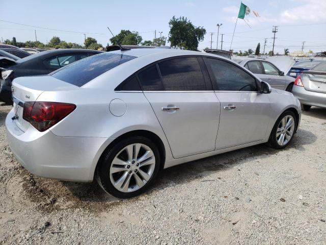 1G1PH5SC7C7364514 - 2012 CHEVROLET CRUZE LTZ SILVER photo 3