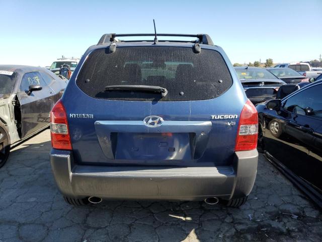 KM8JN12D15U219833 - 2005 HYUNDAI TUCSON GLS BLUE photo 6