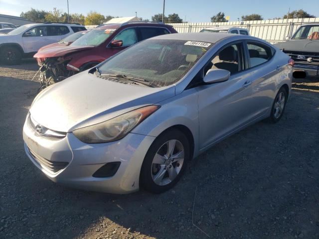 5NPDH4AE0DH365315 - 2013 HYUNDAI ELANTRA GLS SILVER photo 1