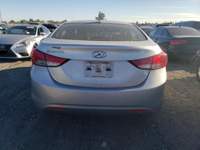 5NPDH4AE0DH365315 - 2013 HYUNDAI ELANTRA GLS SILVER photo 6