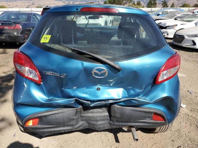 JM1DE1KZ0C0150392 - 2012 MAZDA MAZDA2 TEAL photo 6