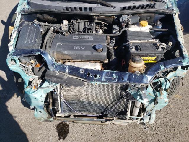 KL1TD52645B387123 - 2005 CHEVROLET AVEO BASE BLUE photo 11