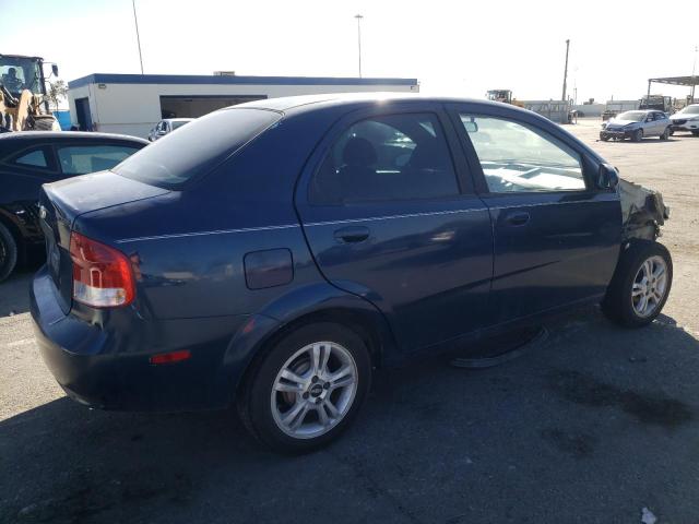 KL1TD52645B387123 - 2005 CHEVROLET AVEO BASE BLUE photo 3