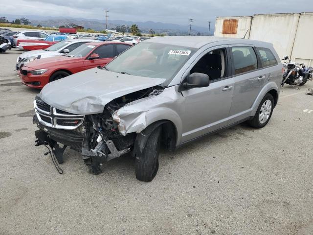 3C4PDCAB3FT675499 - 2015 DODGE JOURNEY SE GRAY photo 1