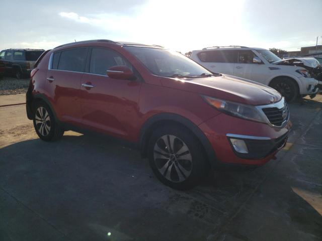 KNDPC3A28C7303482 - 2012 KIA SPORTAGE EX RED photo 4