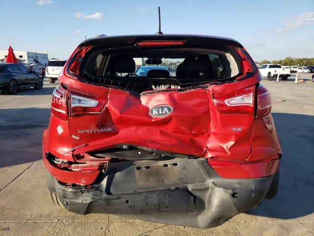 KNDPC3A28C7303482 - 2012 KIA SPORTAGE EX RED photo 6