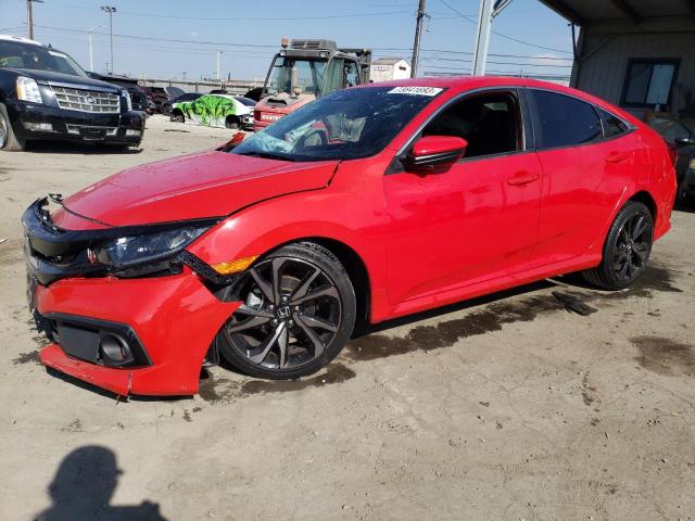 2HGFC2F80MH504304 - 2021 HONDA CIVIC SPORT 红色 照片 1