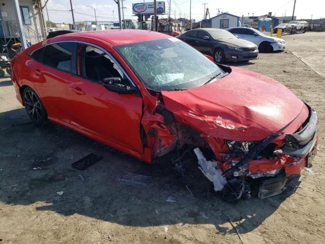 2HGFC2F80MH504304 - 2021 HONDA CIVIC SPORT 红色 照片 4