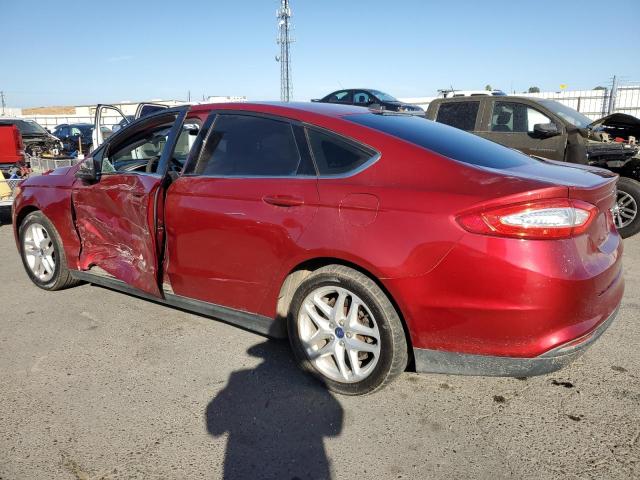 3FA6P0G76DR371717 - 2013 FORD FUSION S RED photo 2