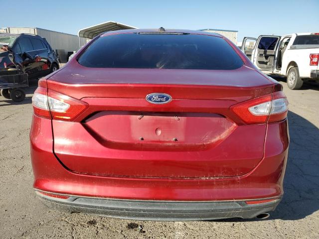 3FA6P0G76DR371717 - 2013 FORD FUSION S RED photo 6