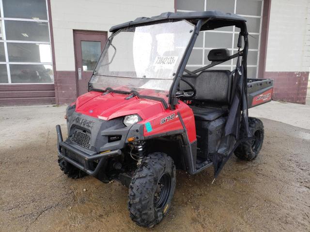 3NSRCA577HG964031 - 2017 POLARIS RANGER 570 FULL-SIZE RED photo 2