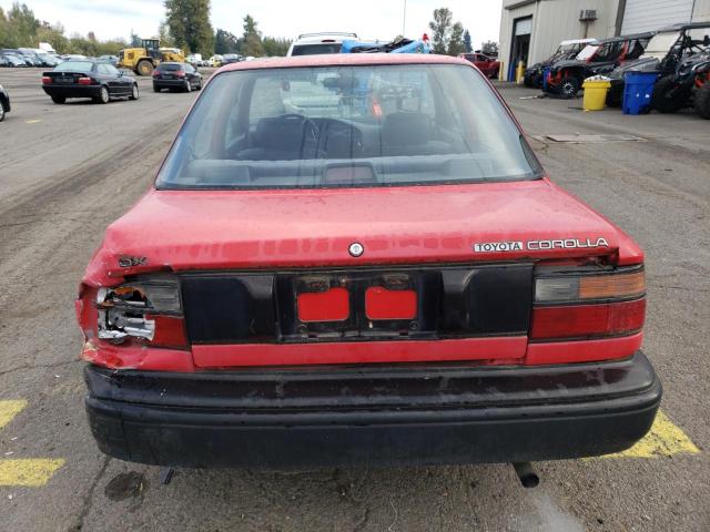 1NXAE94A9LZ090979 - 1990 TOYOTA COROLLA DLX RED photo 6